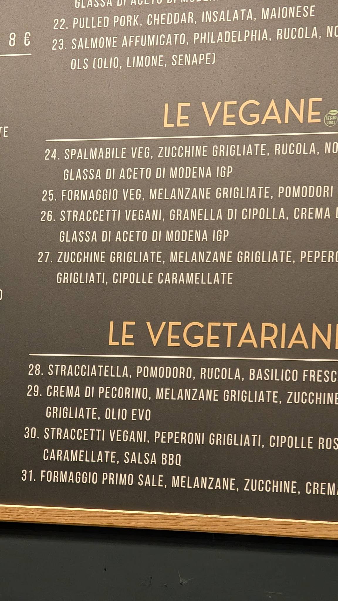 Menu di Schiaccia 