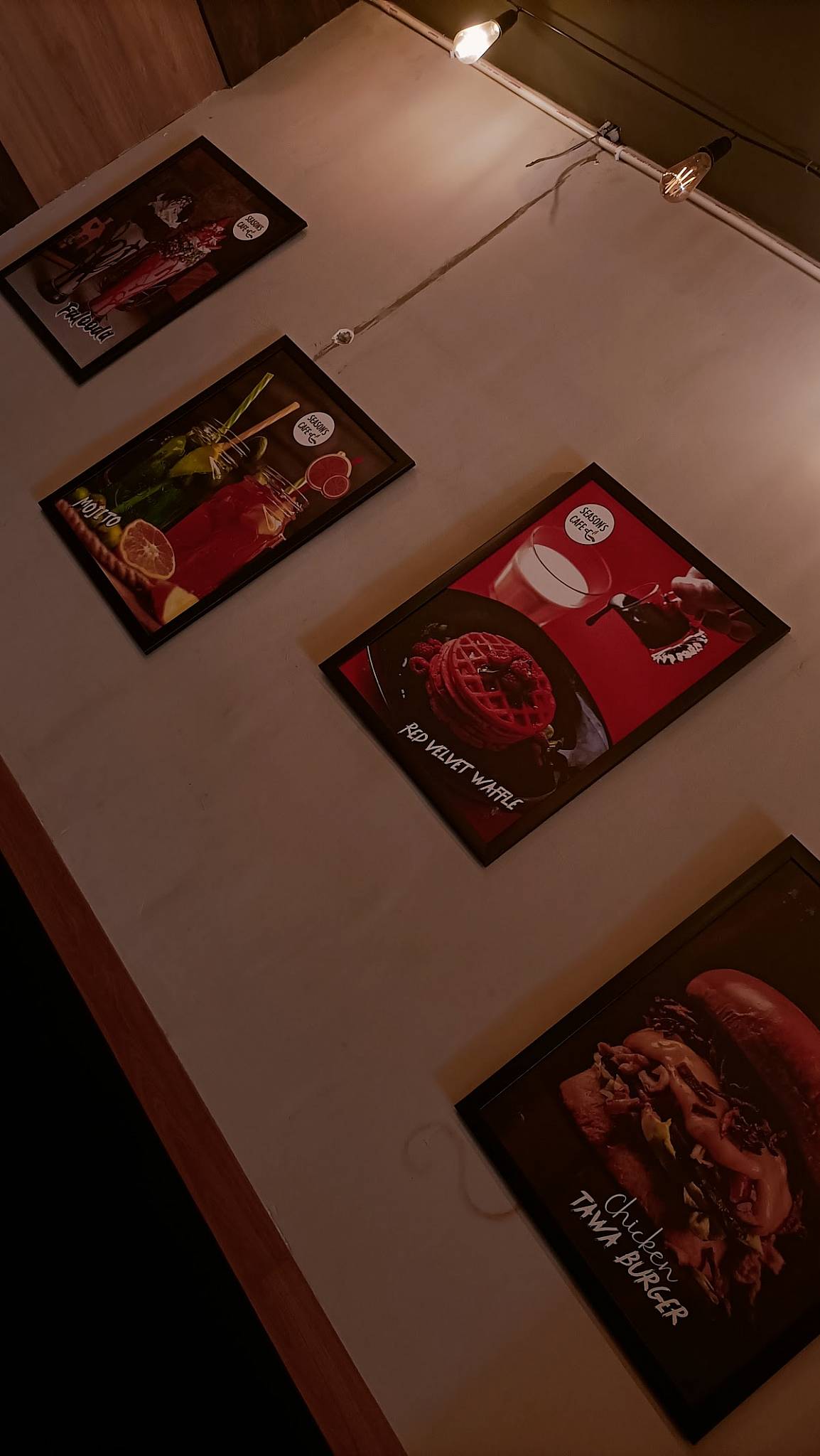 Seasons Cafe menu