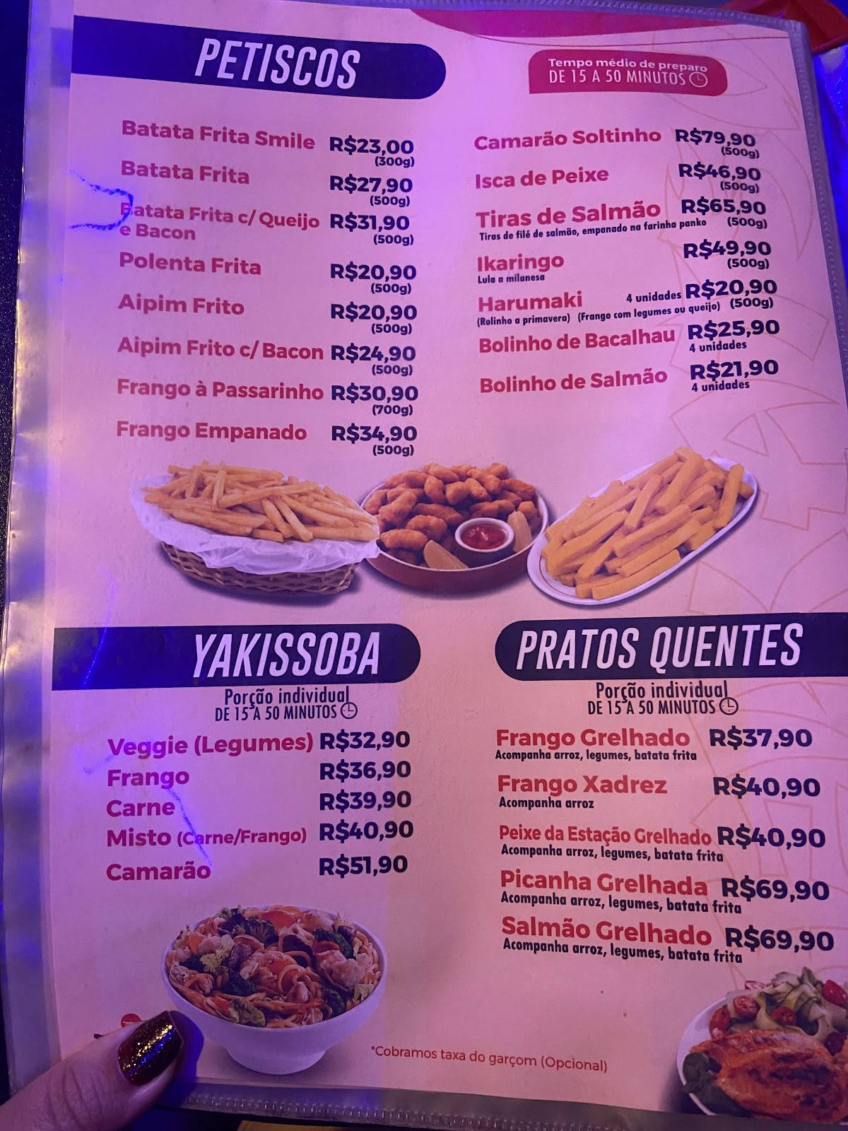 Seikatsu Sushibar e Petiscaria cardápio
