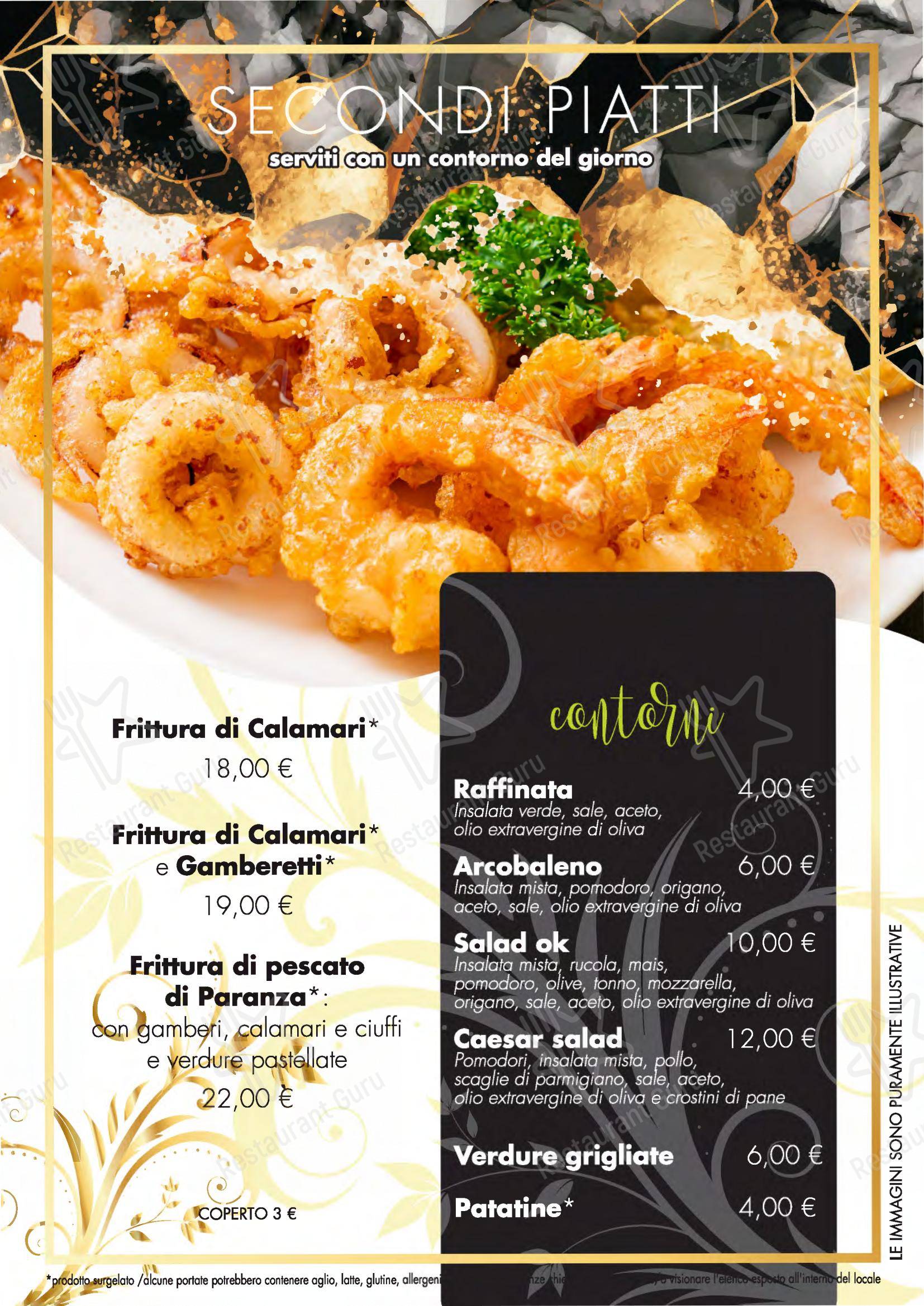 Menu per Seminara Restaurant in Viverone