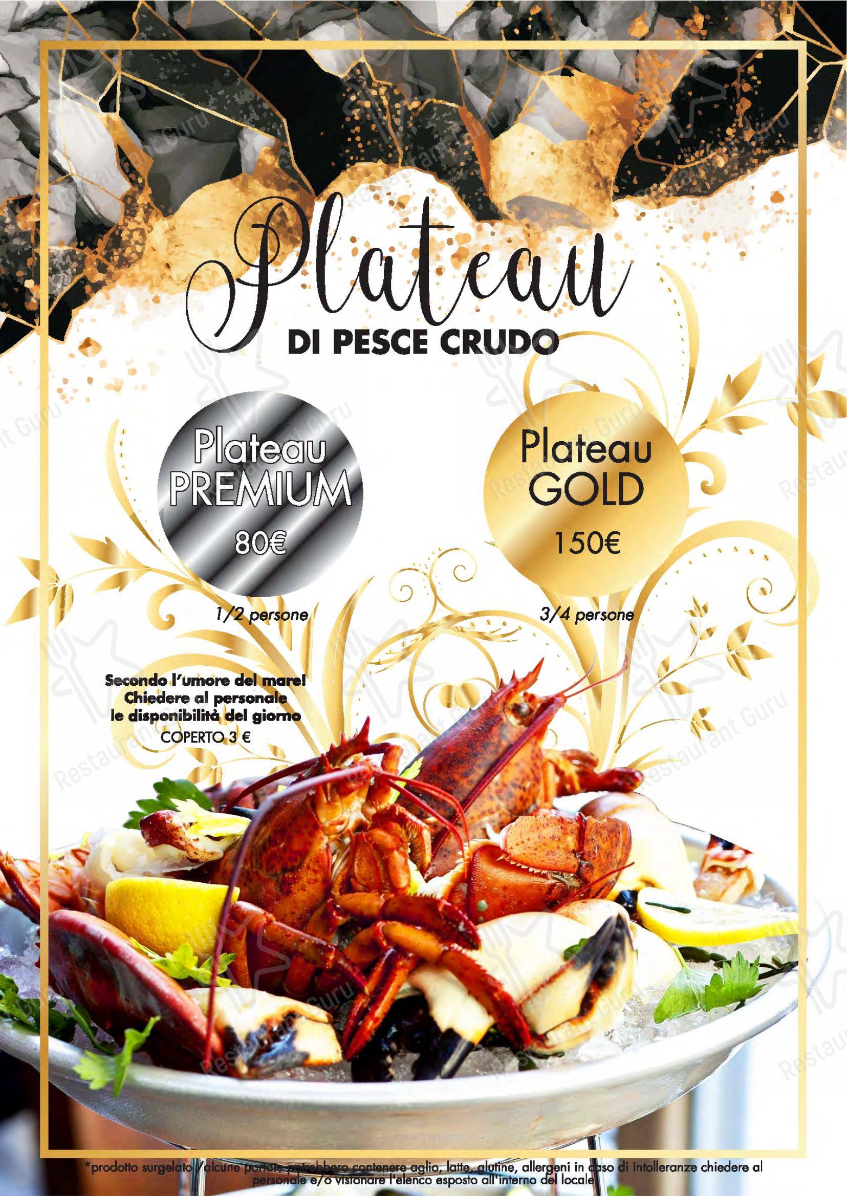 Menu per Seminara Restaurant ristorante