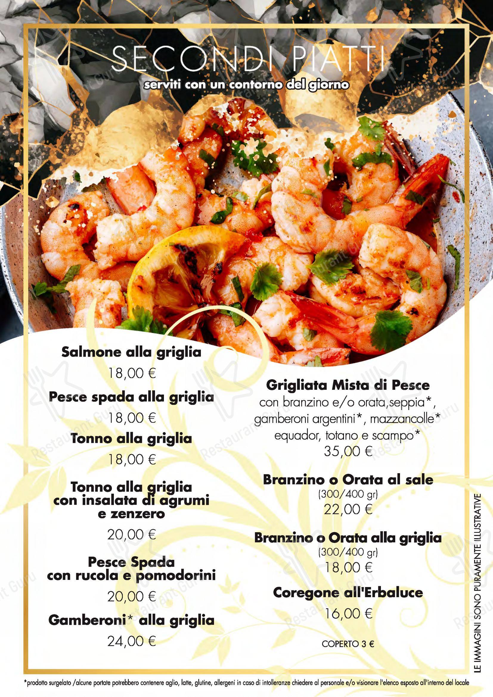 Menu per Seminara Restaurant ristorante