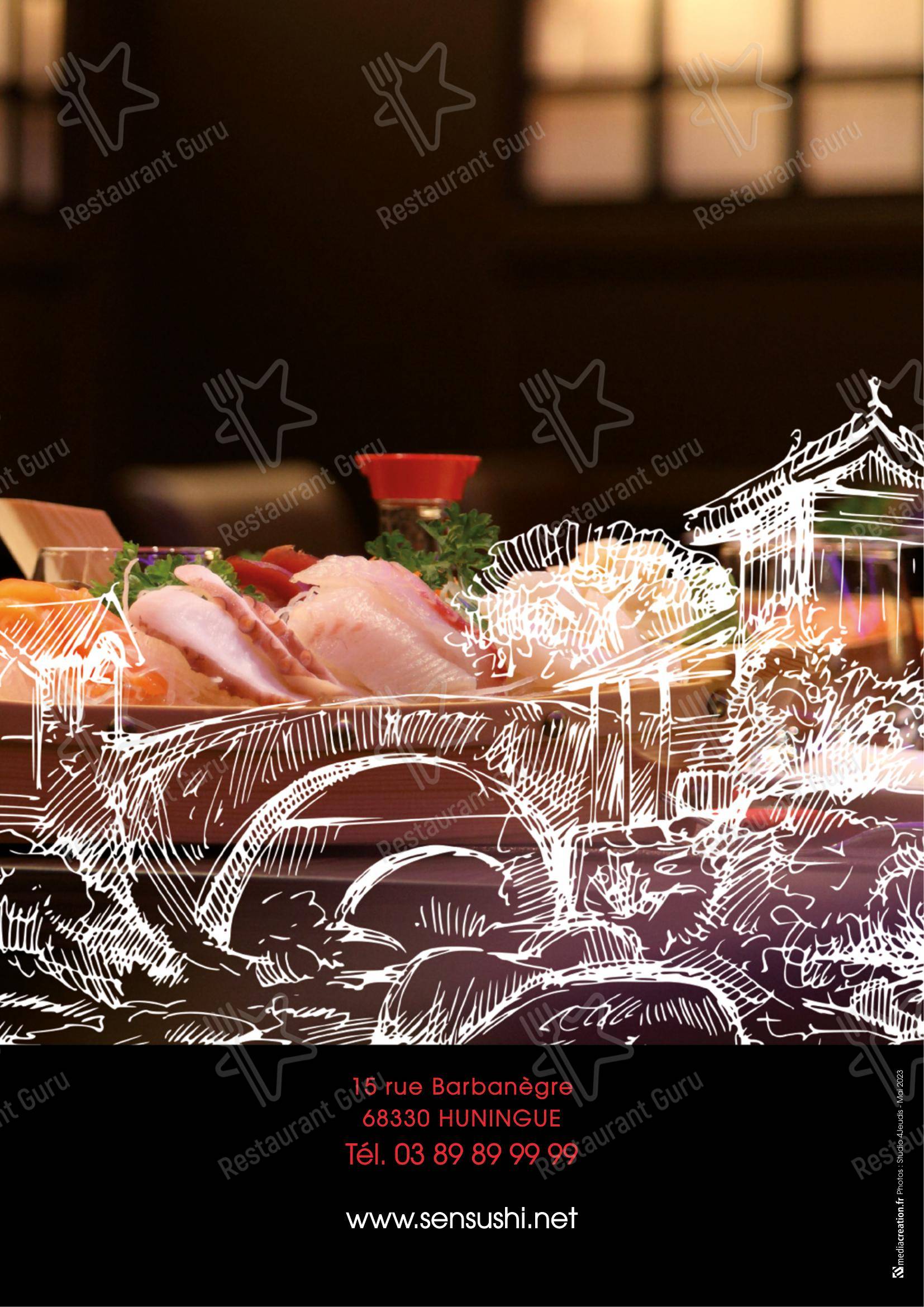 SenSushi dans Huningue - Menu