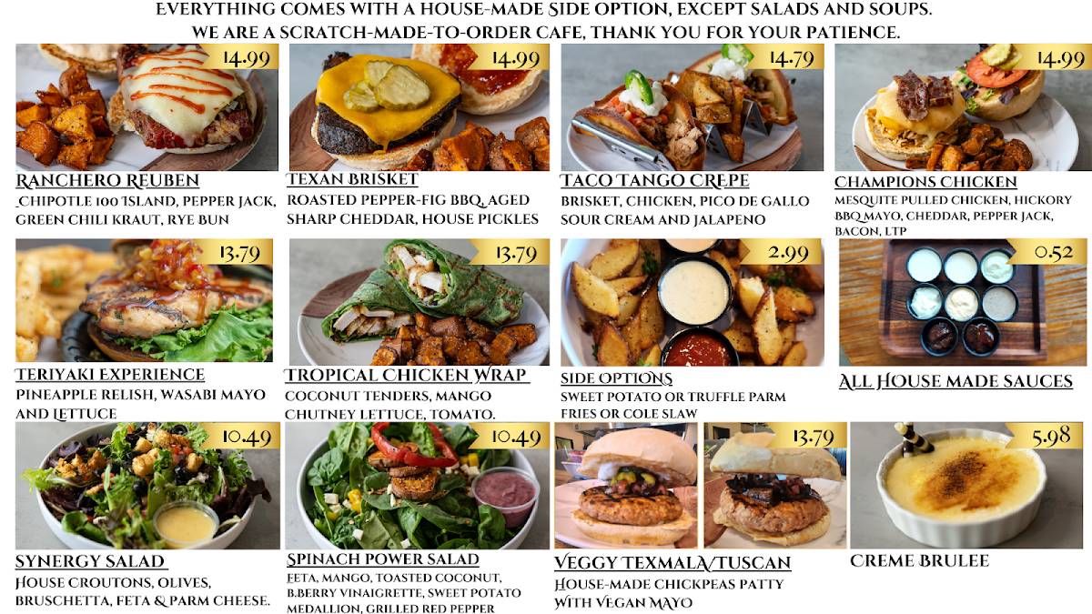 Menu at Sense Of Taste cafe, Gallatin
