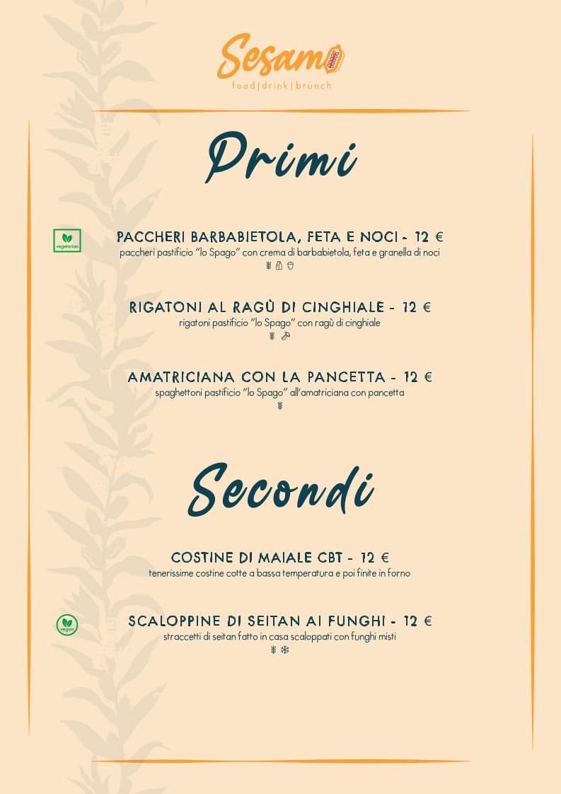 Menu di Sesamo 