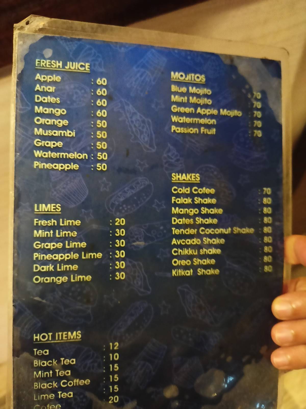 Shawarma Shack menu