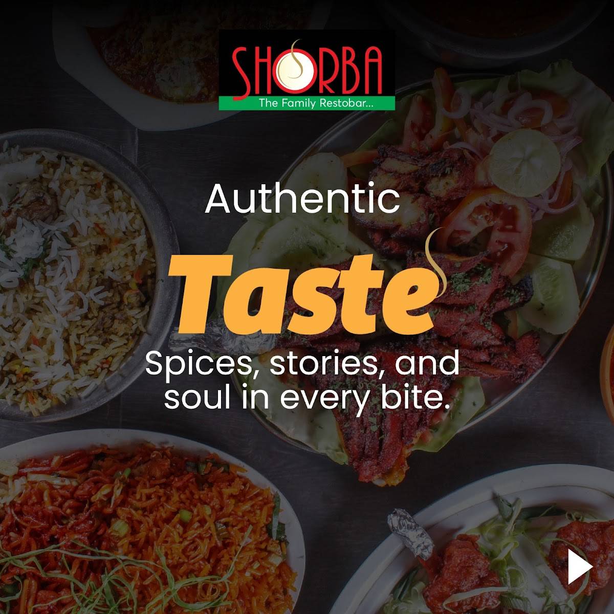 Shorba Family Restaurant menu
