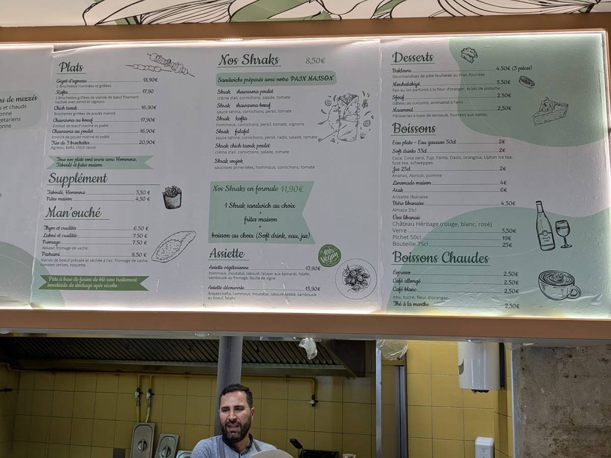 Menu de Shrak by Yara
