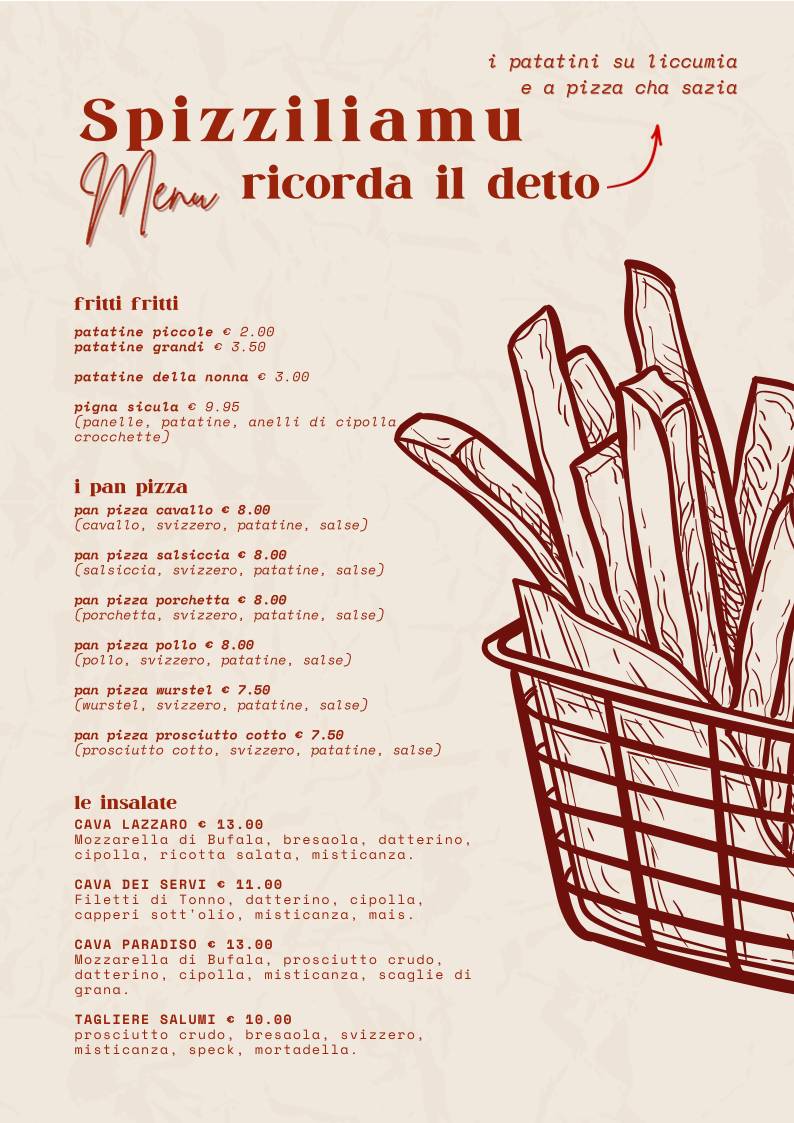 Menu di SiLiccu 