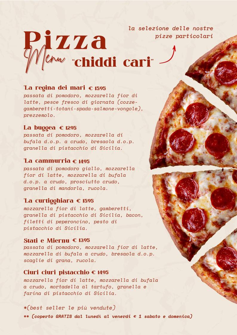 Menu di SiLiccu 