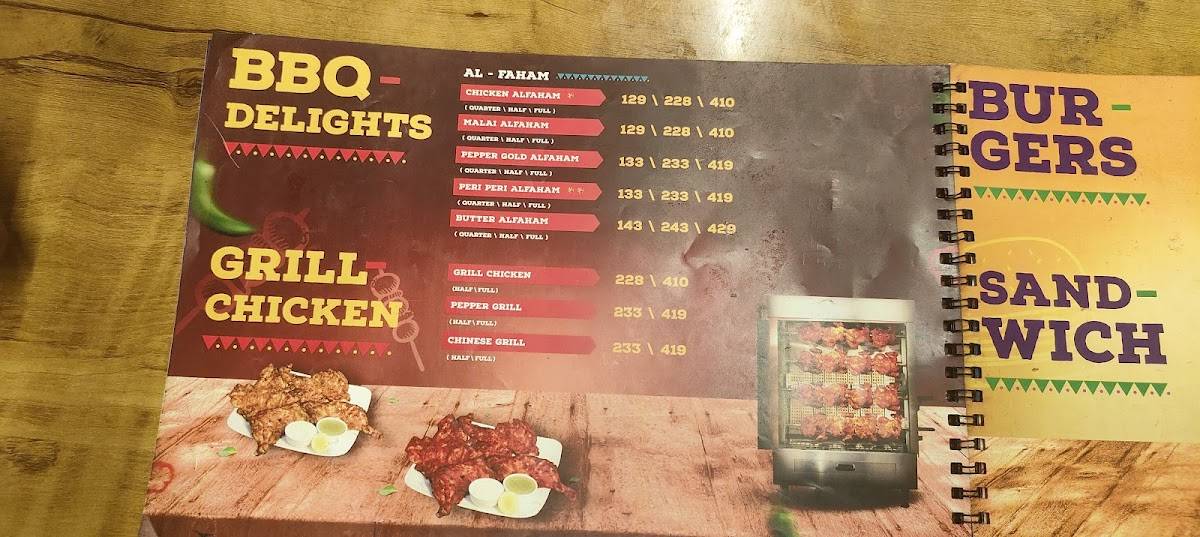 Snackers Republic menu