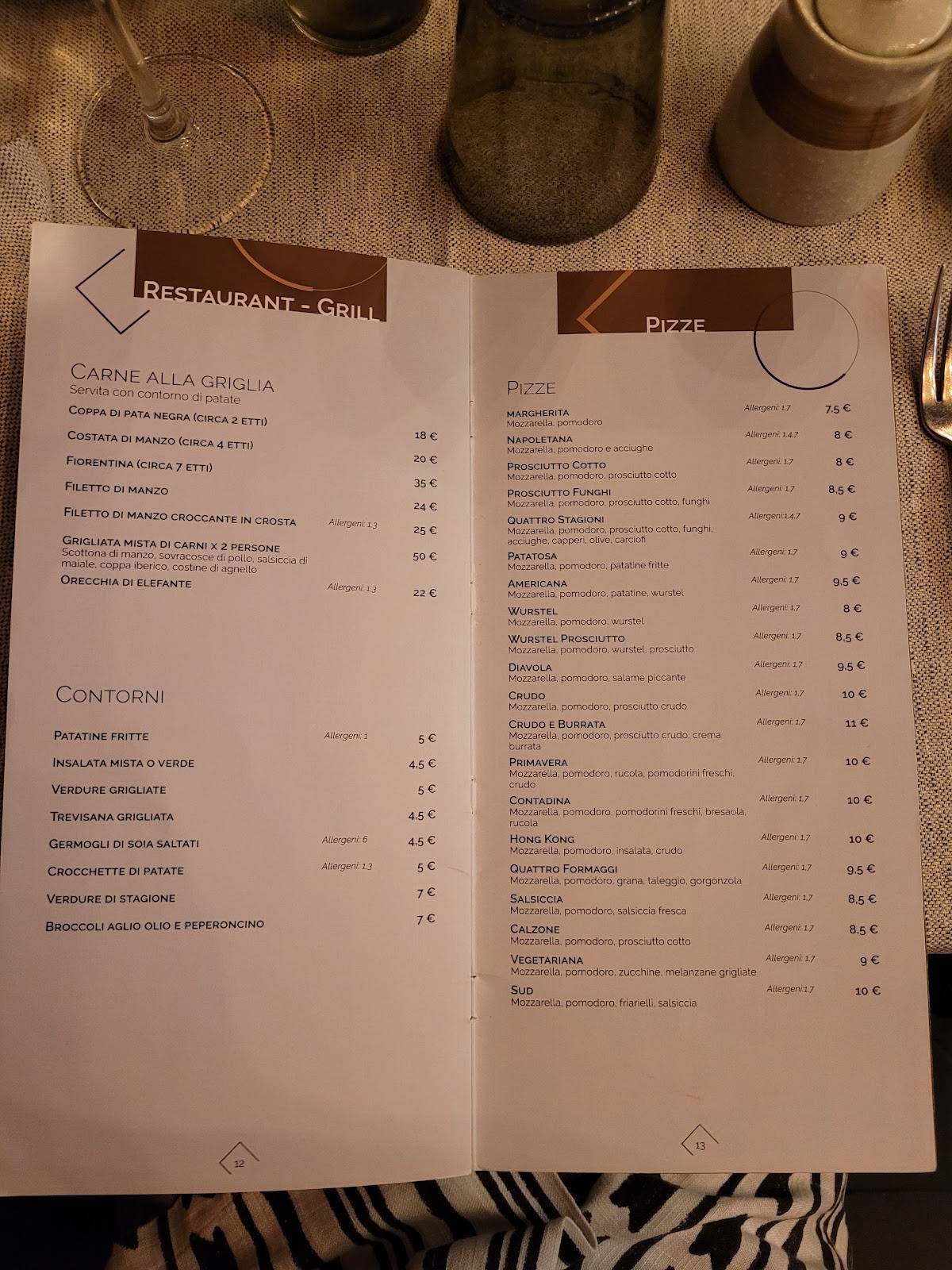 Menu di So Grill Restaurant 