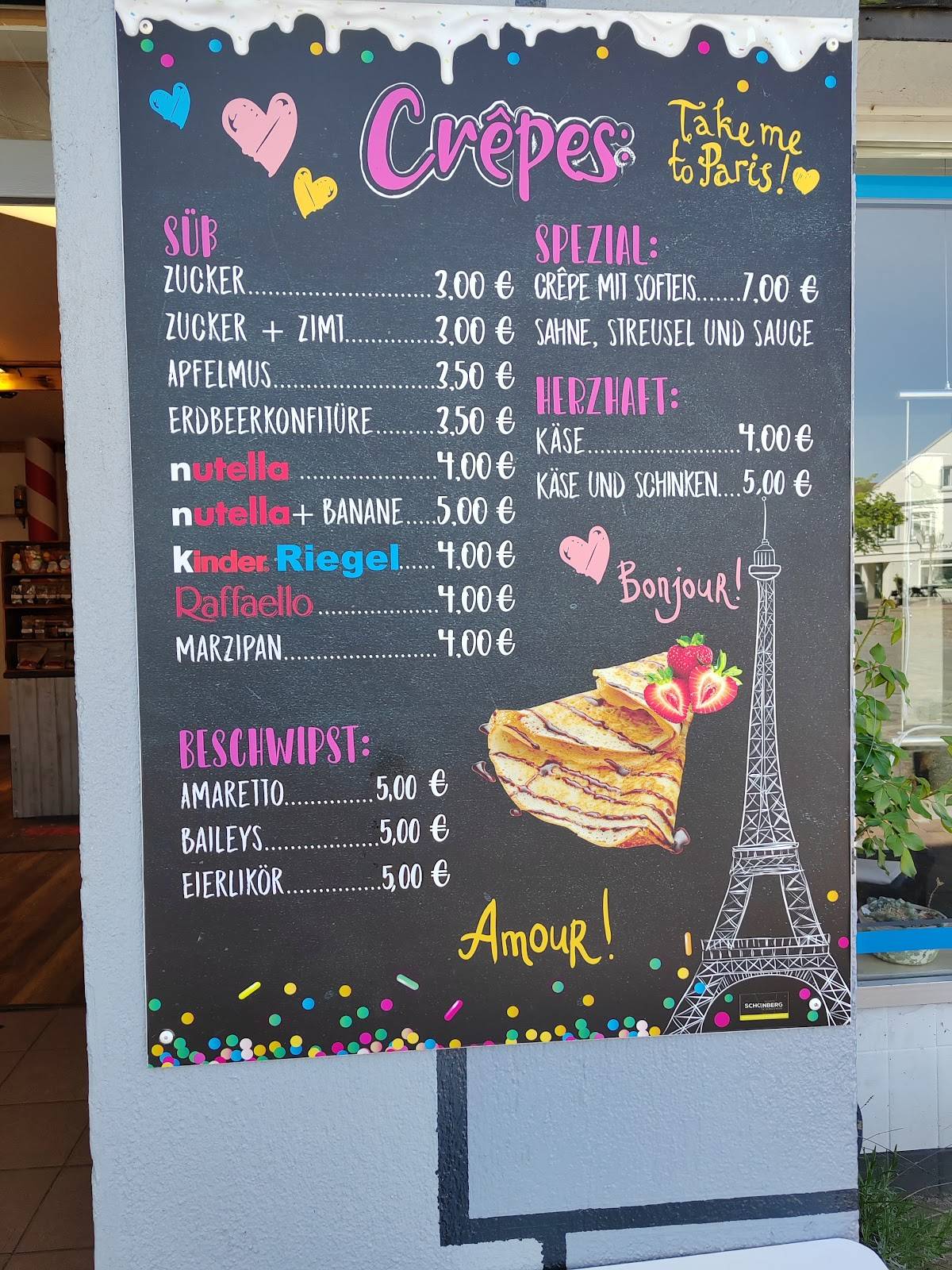 Menu de Softeiscafe
