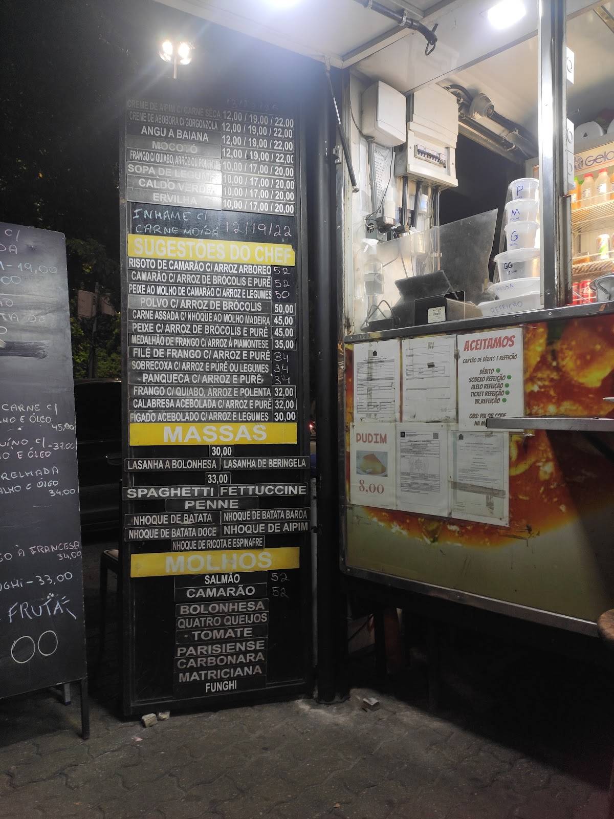 Sopa dois irmãos cardápio