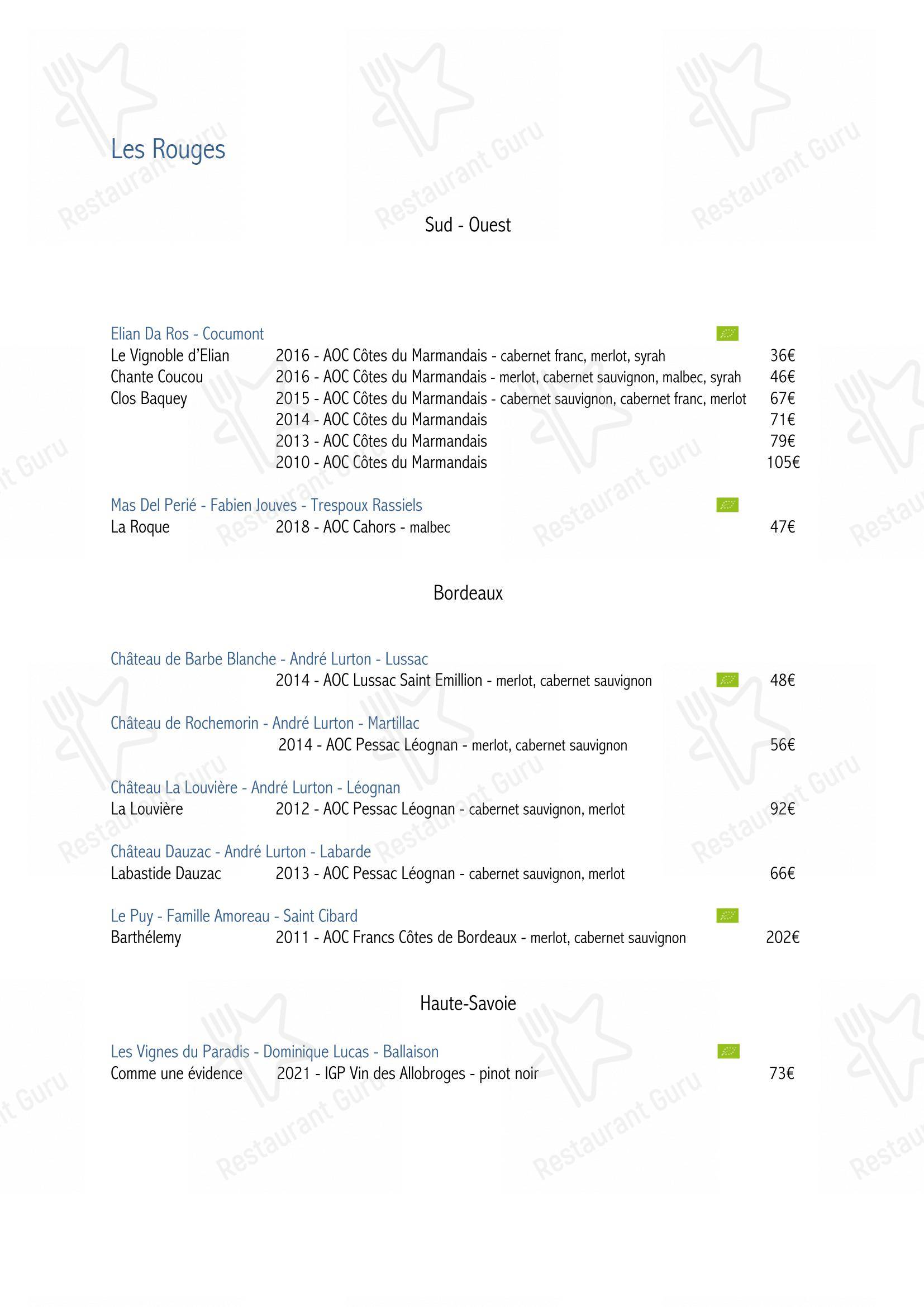 SouKa Bistrot des Vins - Restaurant Caviste Bar a Vins dans Aniane - Menu