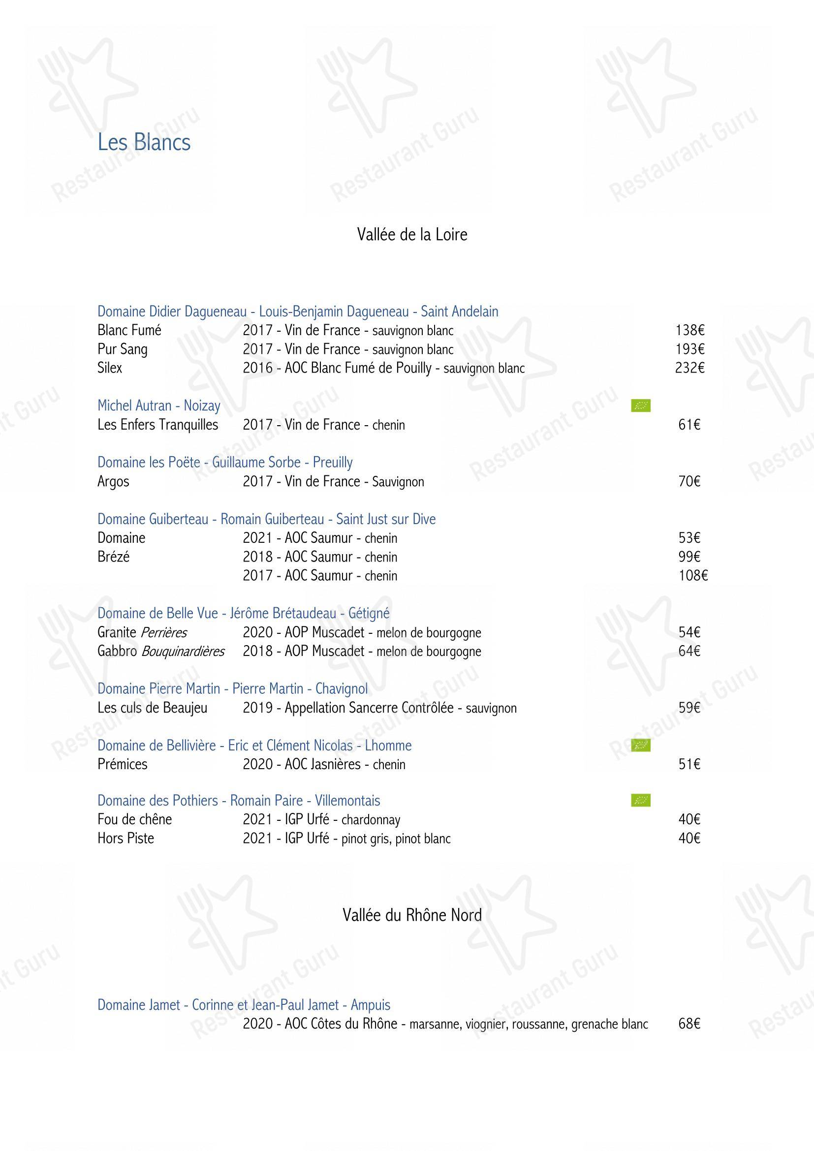 Menu pour SouKa Bistrot des Vins - Restaurant Caviste Bar a Vins restaurant