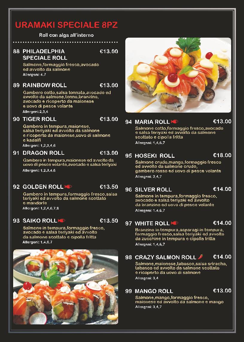 Menu di Soulshi 