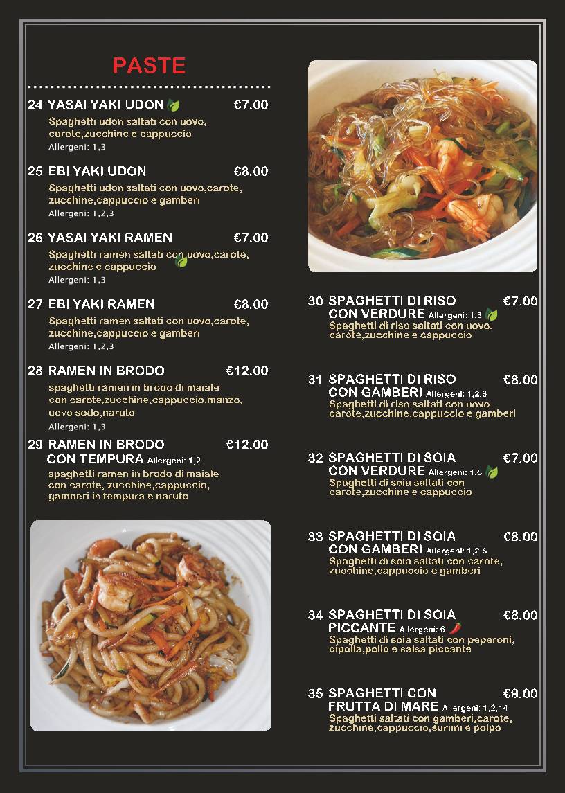 Menu di Soulshi 