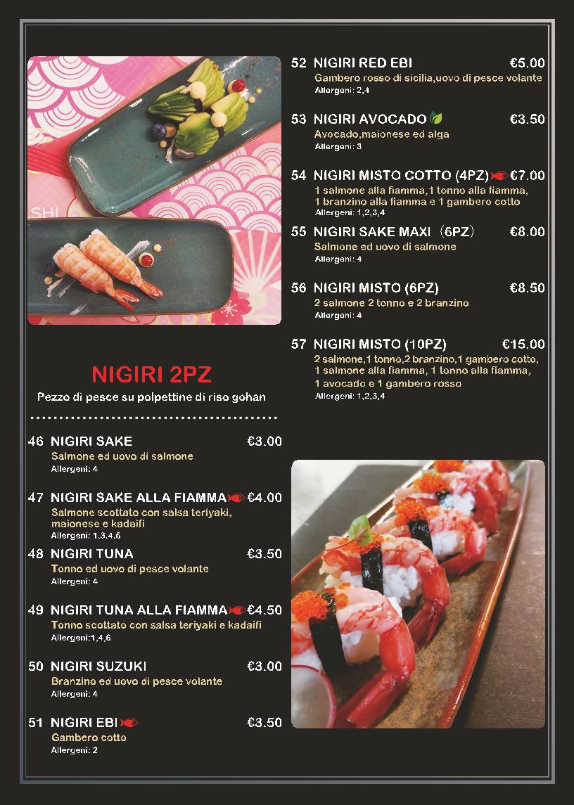 Menu di Soulshi 