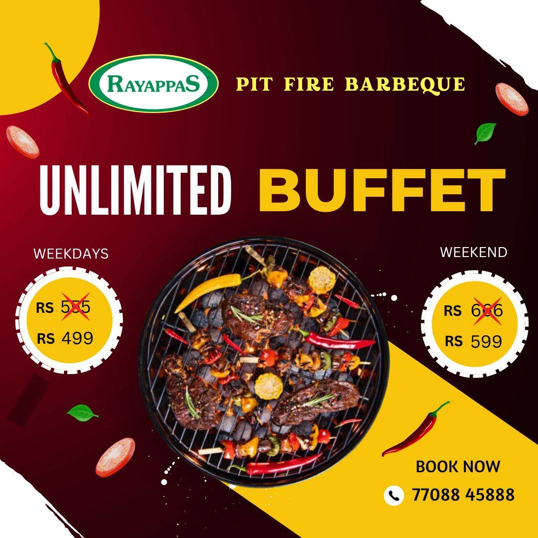 Sri Rayappas Restaurant menu