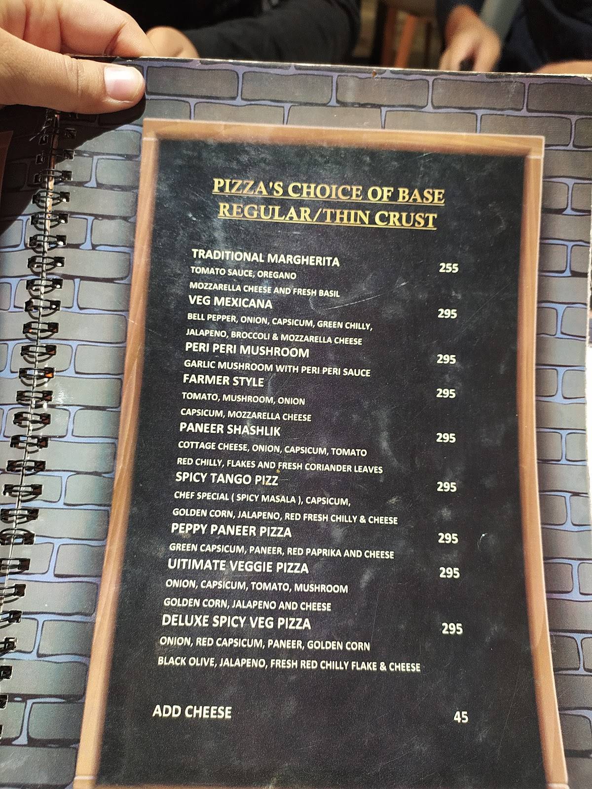Sugar Bake India menu