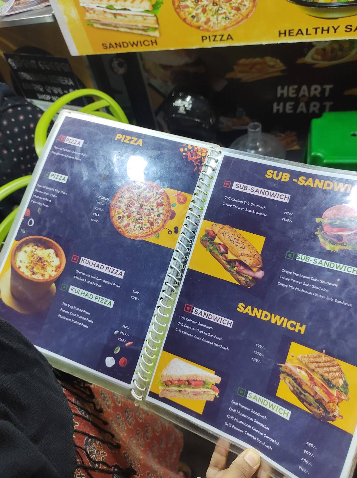 Superb Delight menu