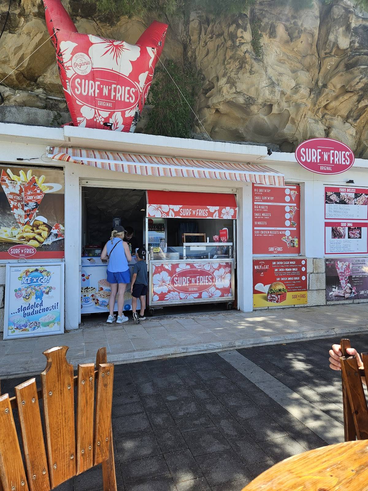 Menu di Surf'n'Fries 