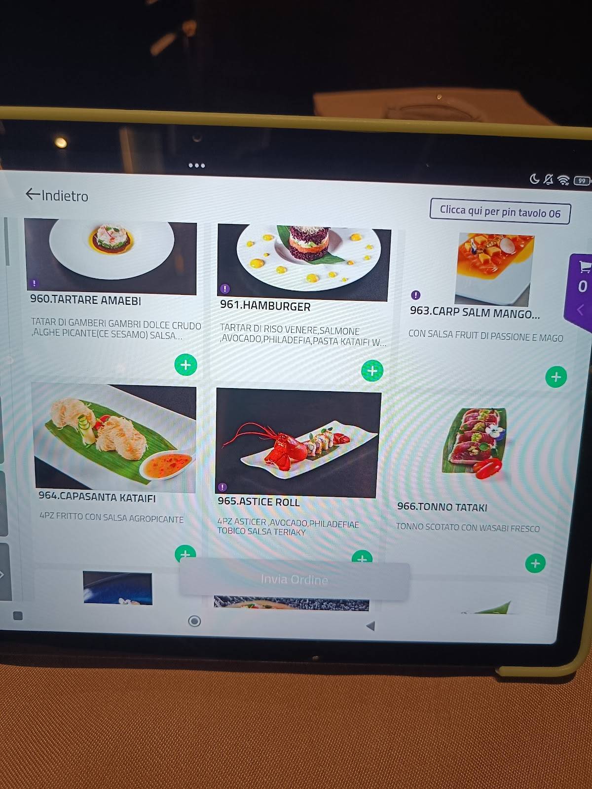Menu di Sushi Club 