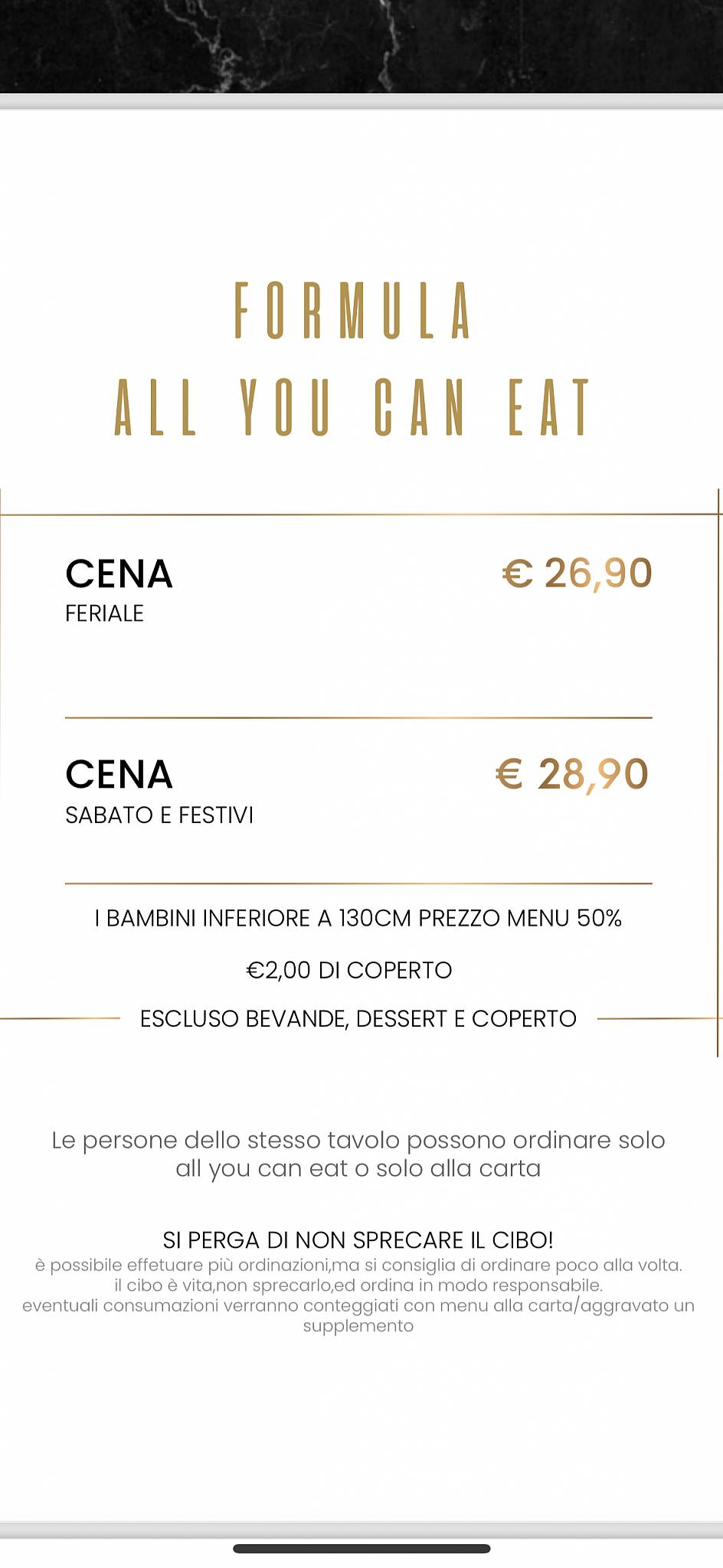 Menu di Sushi Sekai 