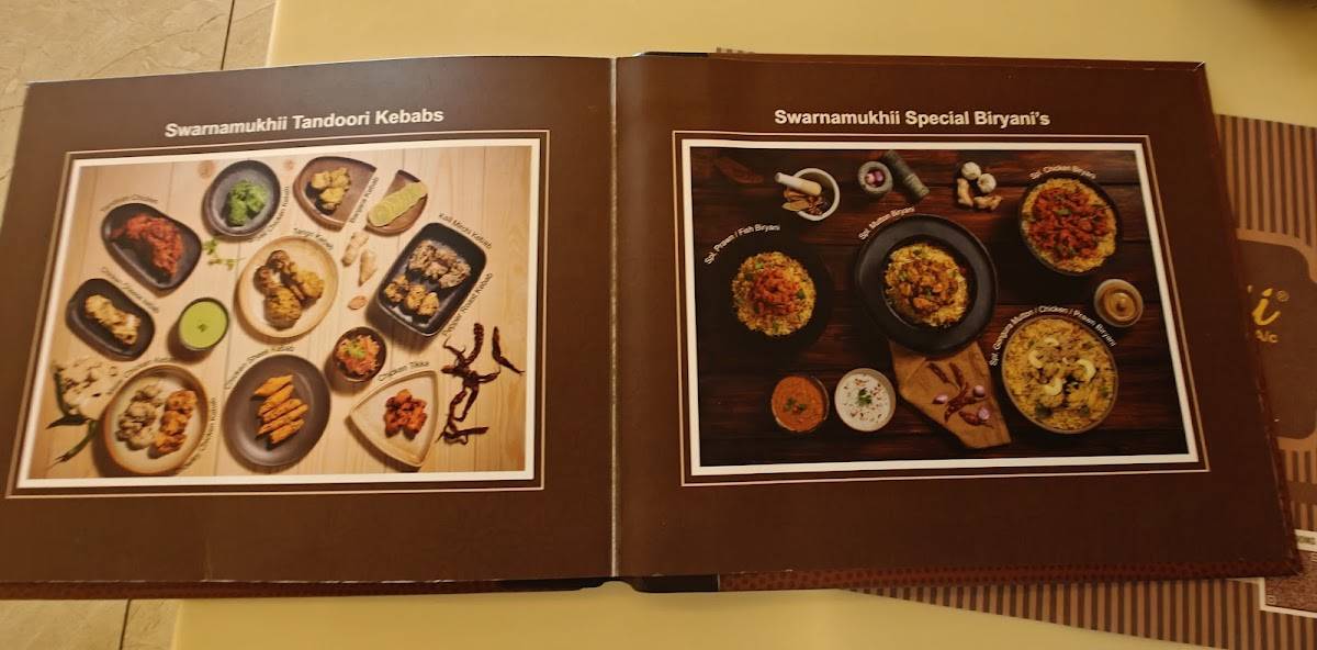 Swarnamukhii Restaurant menu