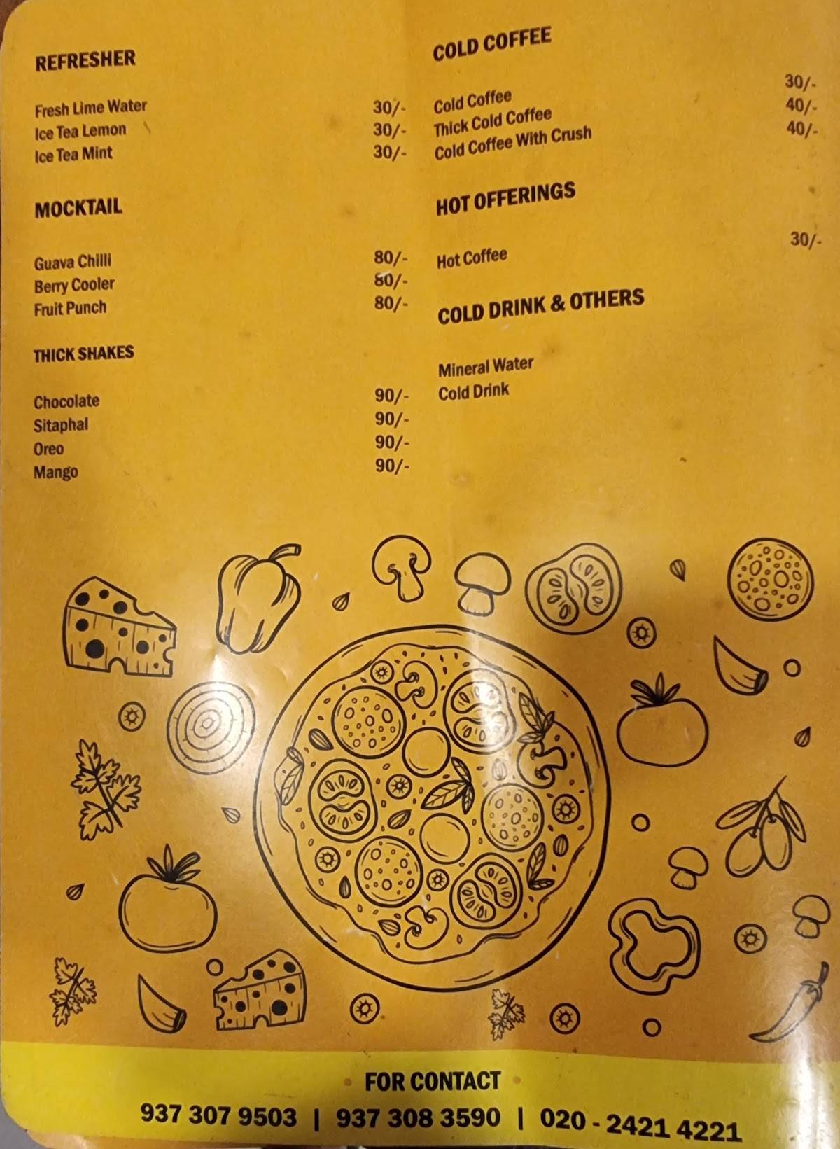 Sws Veg Pizzaria-now- The Good Crust menu