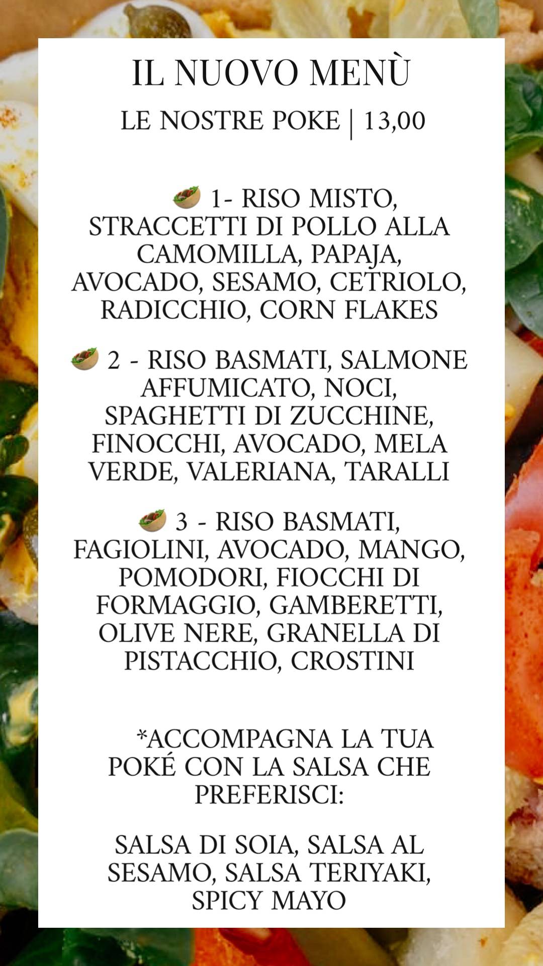 Menu di T Ristoro 