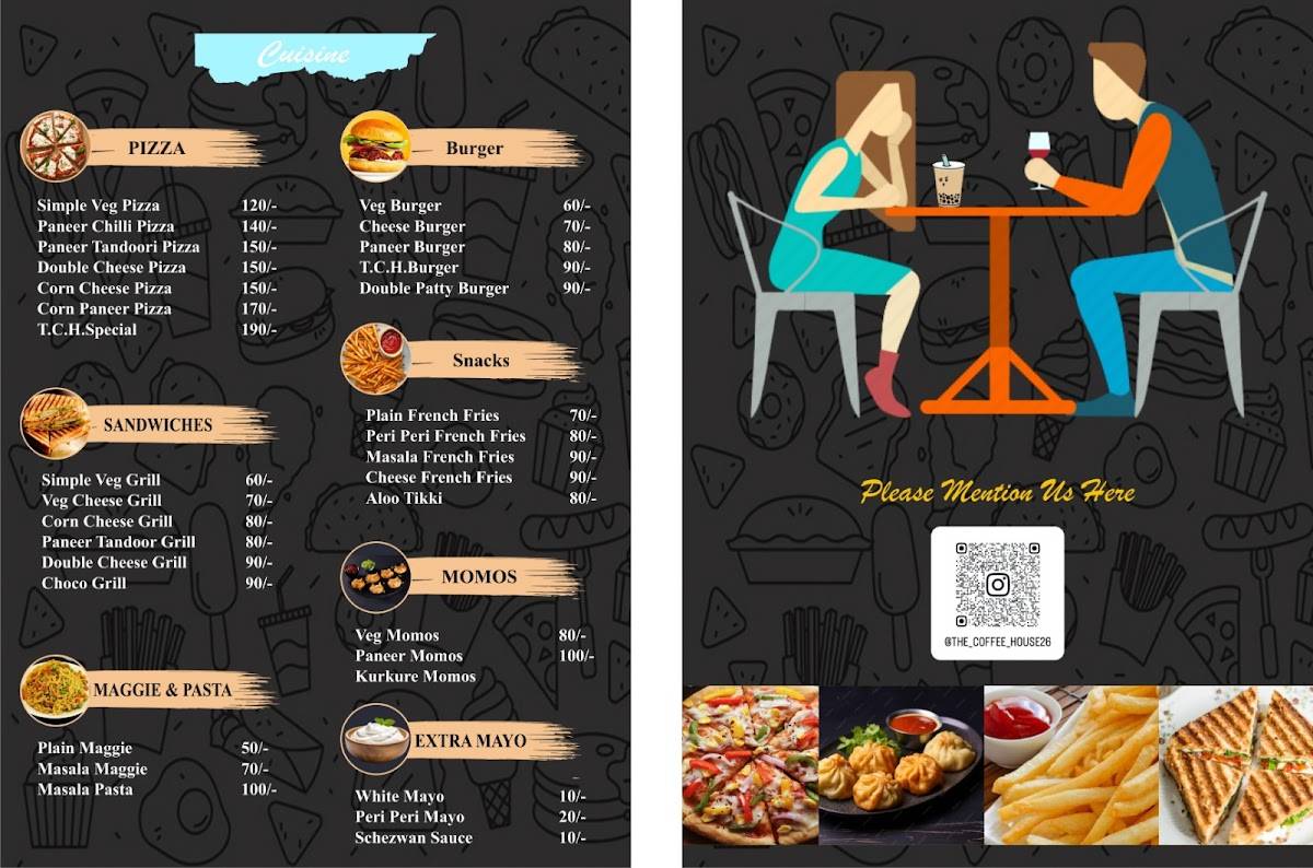 THE COFFEE HOUSE menu