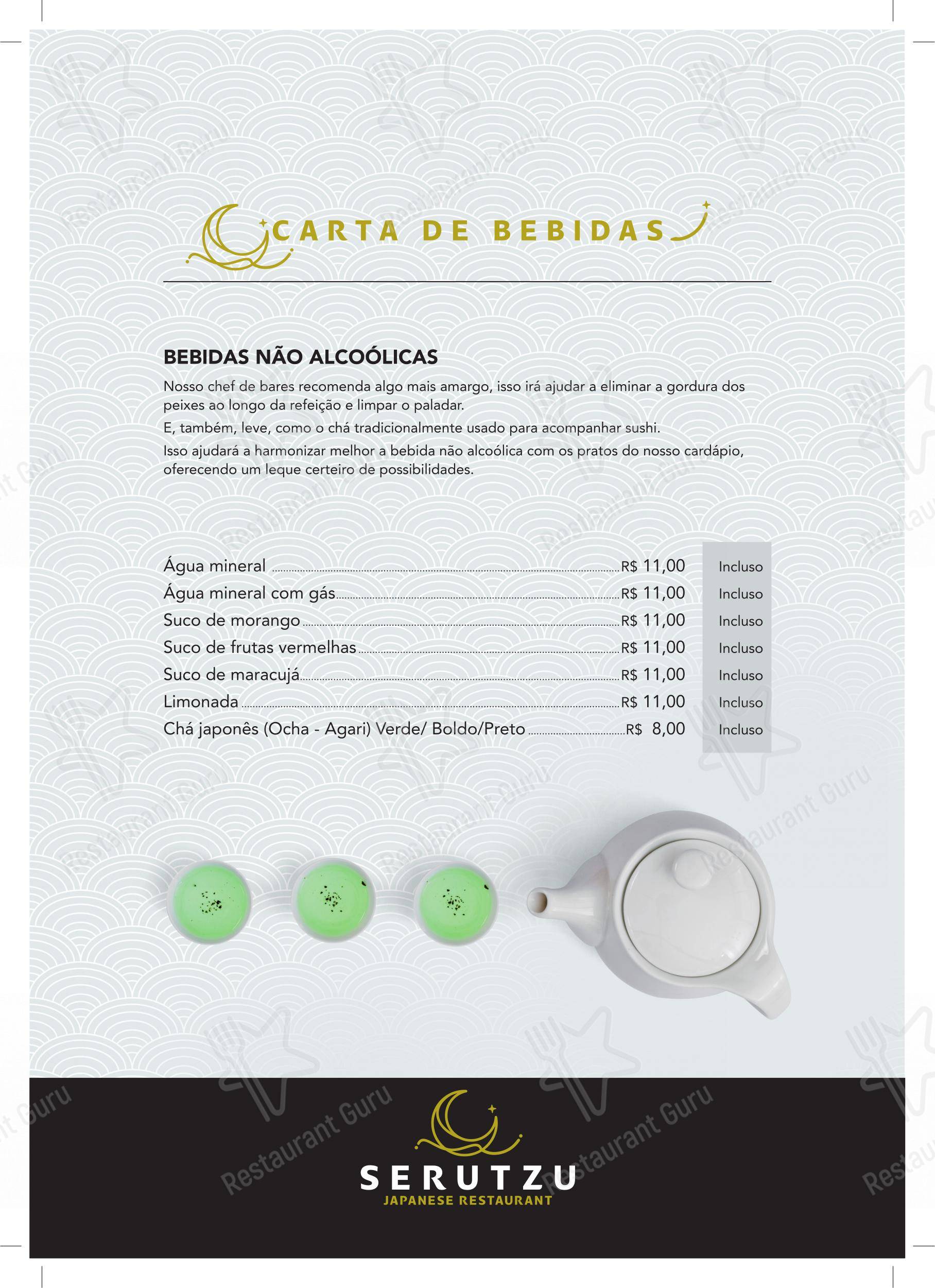 Tapiro Grill em Natal - 菜单