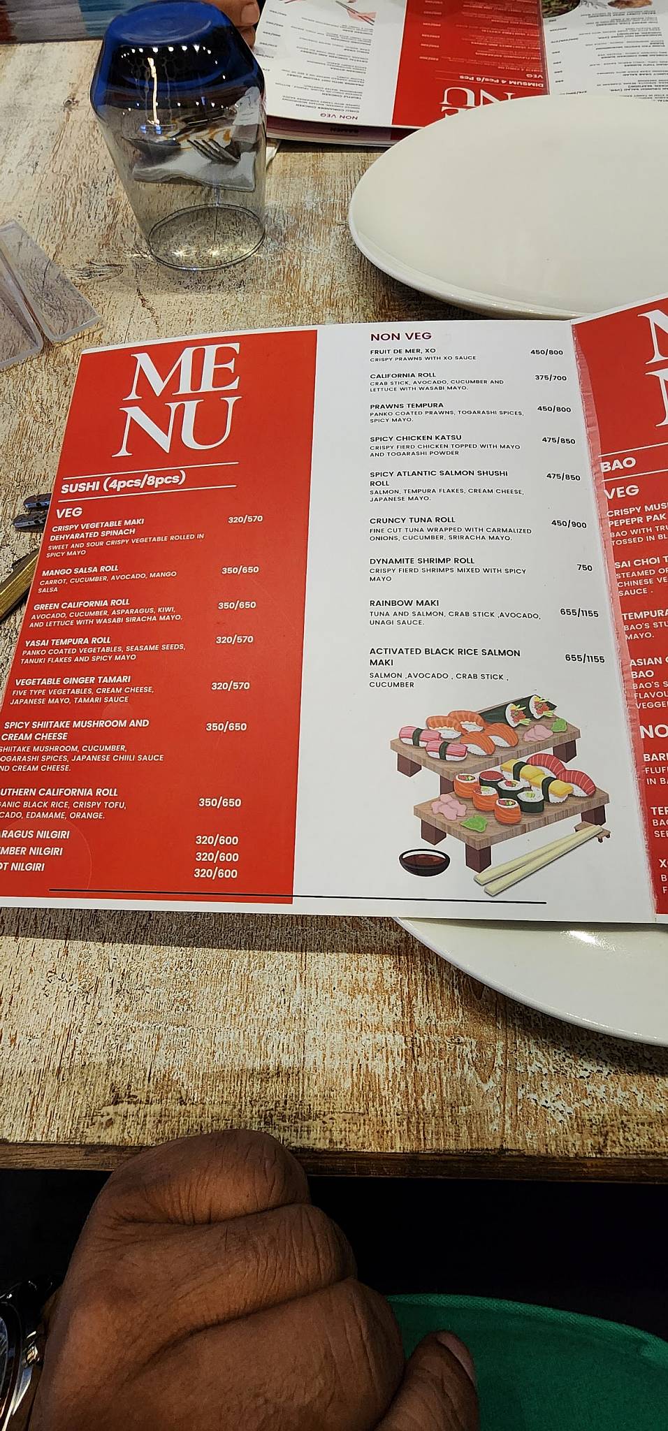 Tasca Oriental Cuisine menu