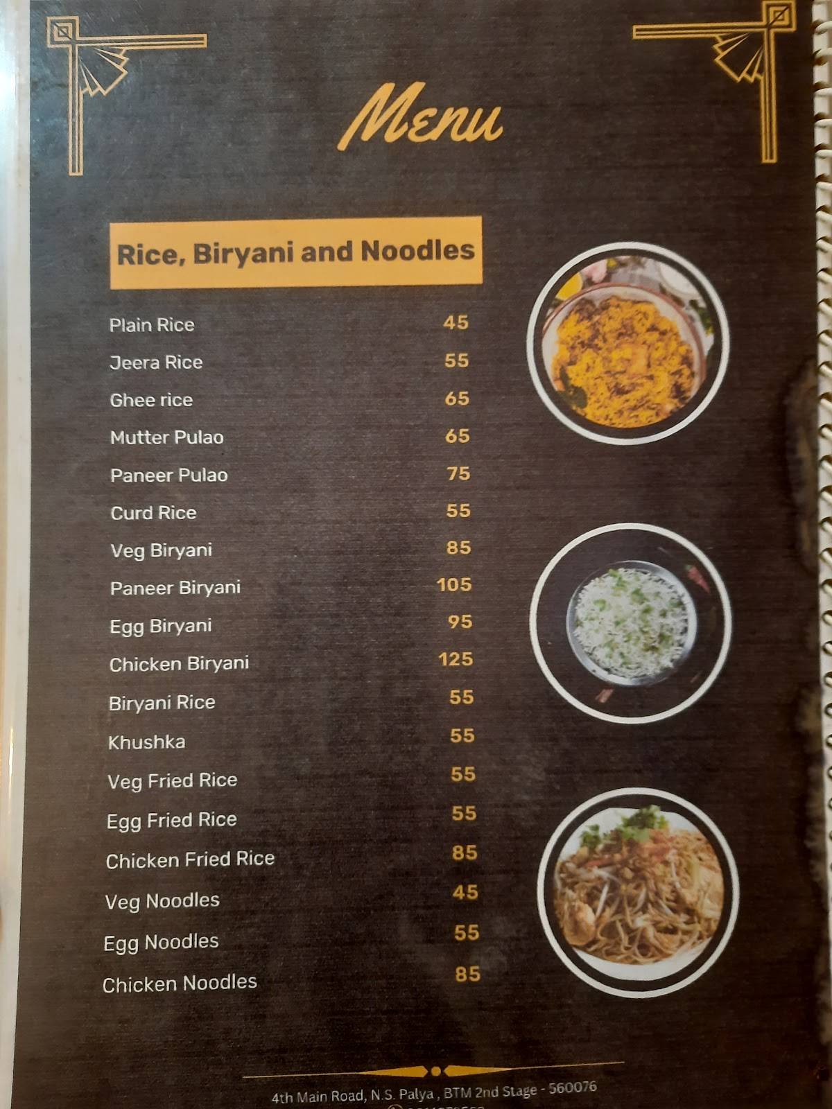 Taste Of Bihar menu