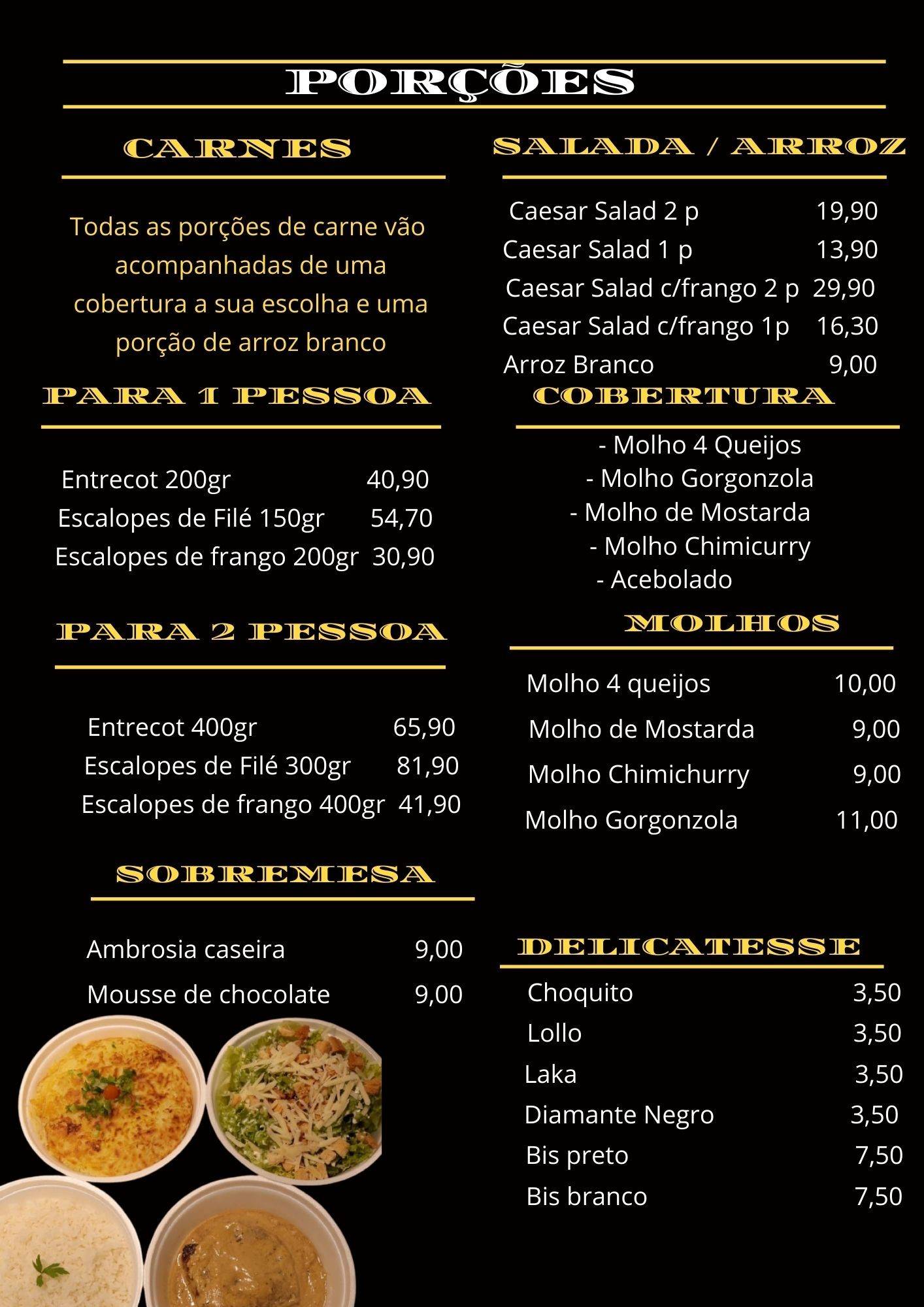 Tchê Batataria Rio Grande RS cardápio