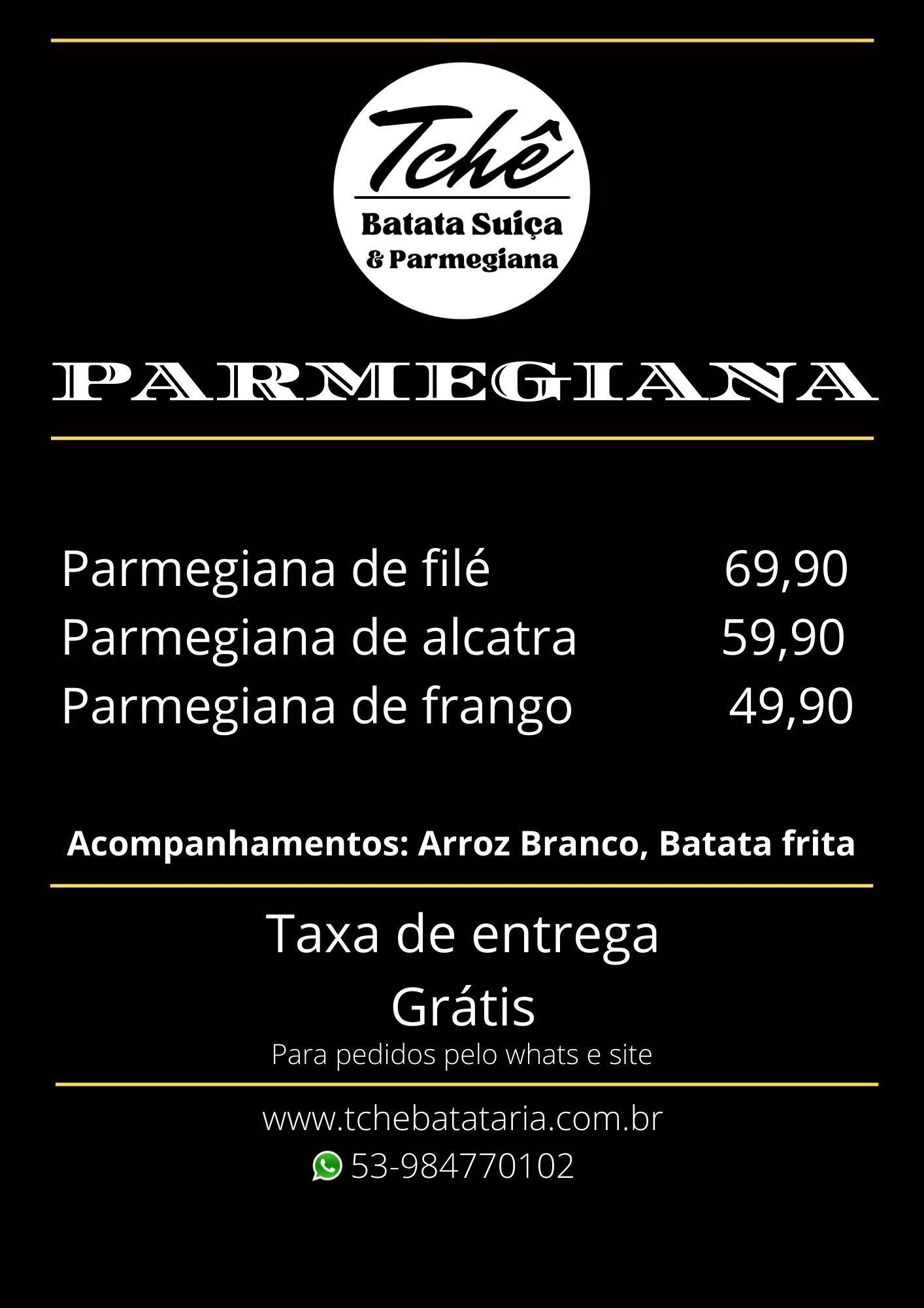 Tchê Batataria Rio Grande RS cardápio