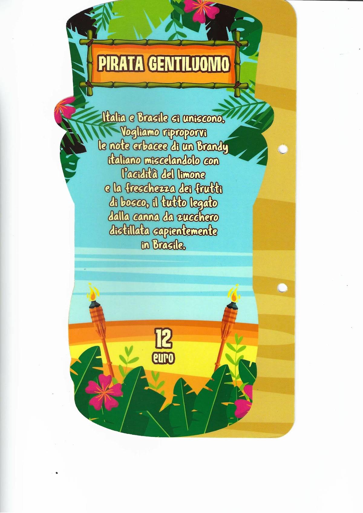 Menu di Te Capì Cocktail bar?! 