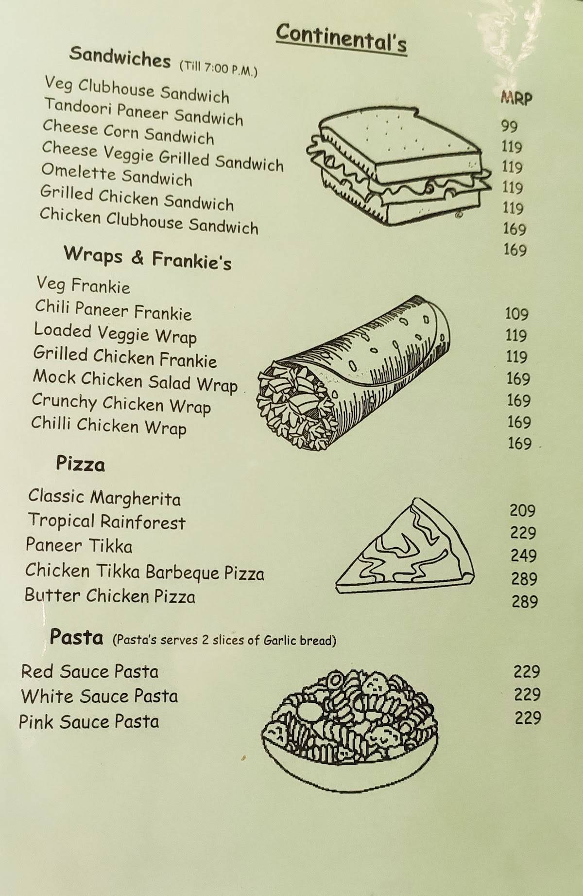 Tea Spoon Restro and Cafe is a beautiful admospier menu