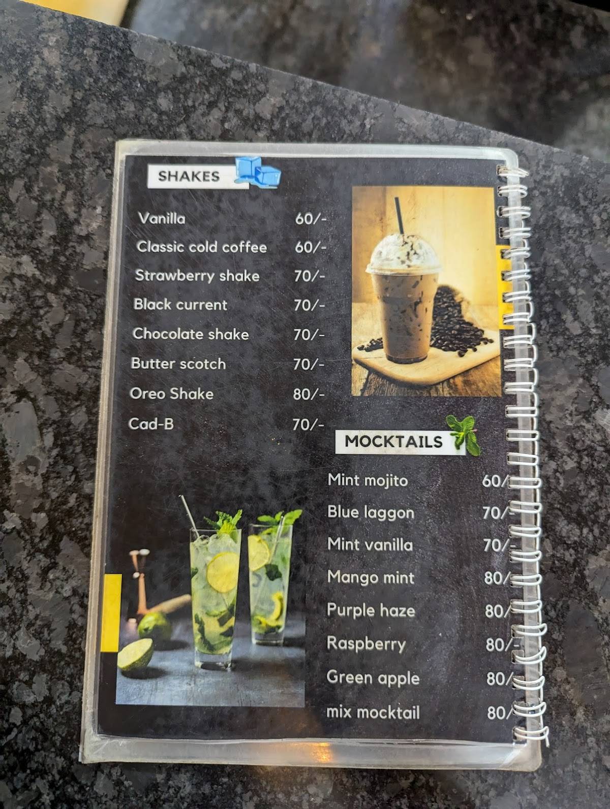 Tejas khauchi gadi menu