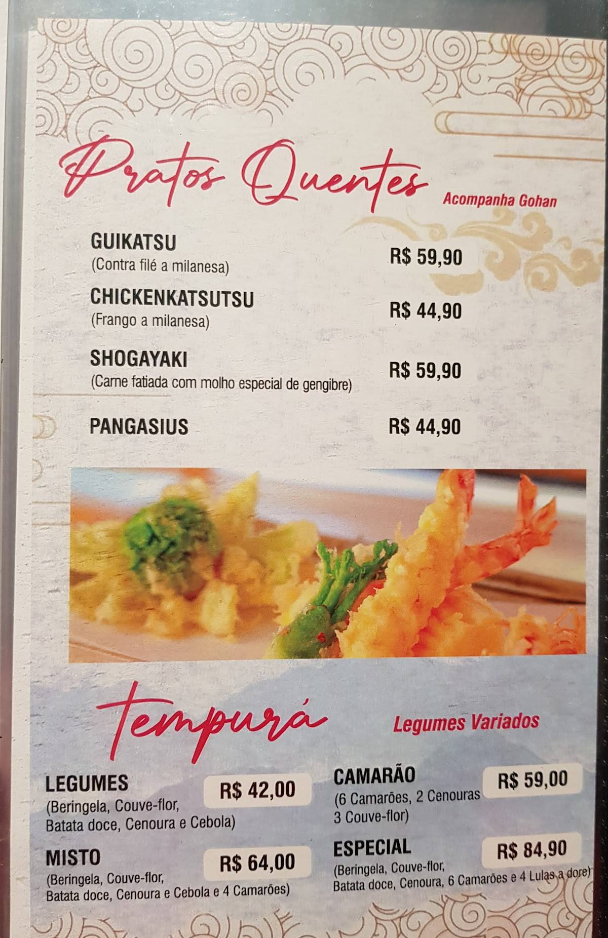 Terumi Sushi Ribeirão Pires cardápio