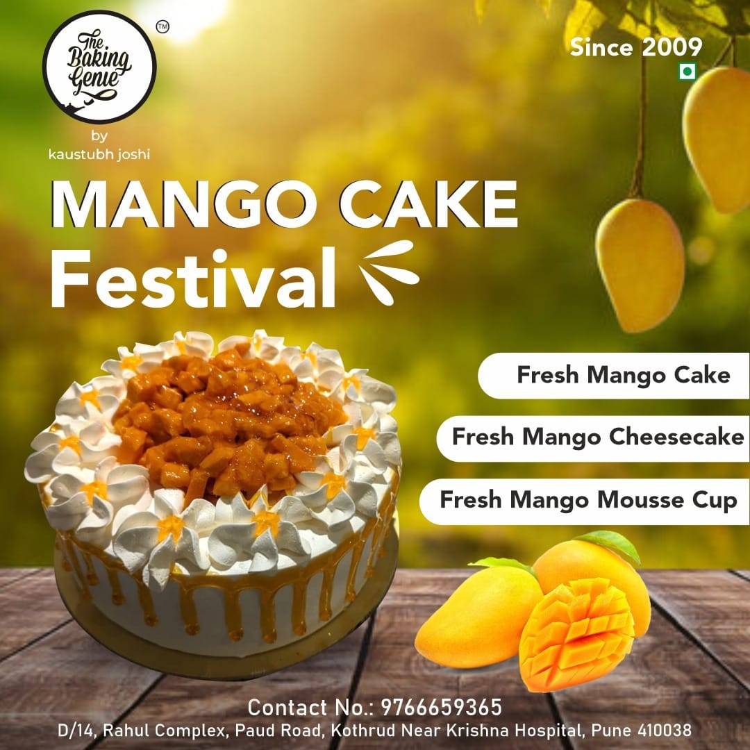 The Baking Genie - Best cake shop in Kothrud pune menu