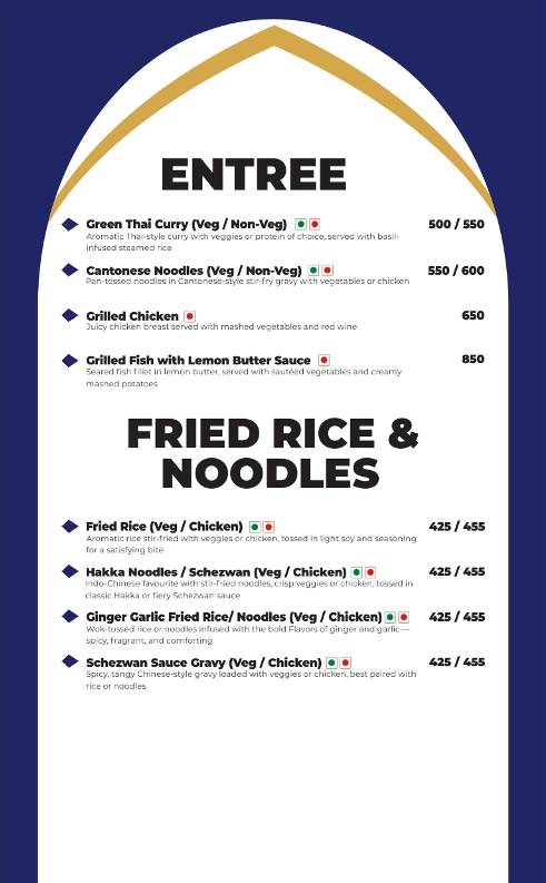 The Bell Tower Hotel & Restaurant menu