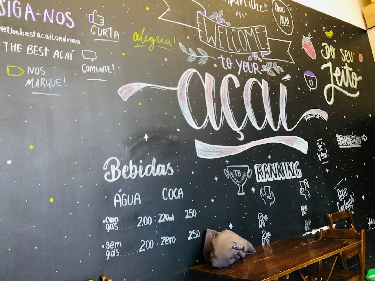 The Best Açaí - Rolândia cardápio