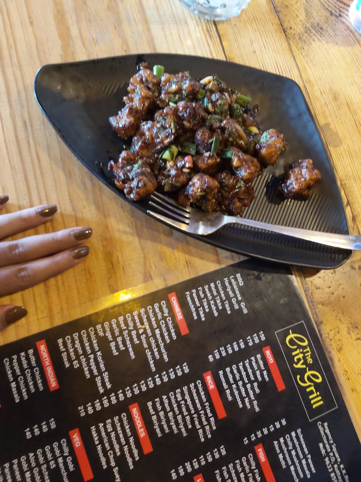 Menu at The City Grill, Kottayam
