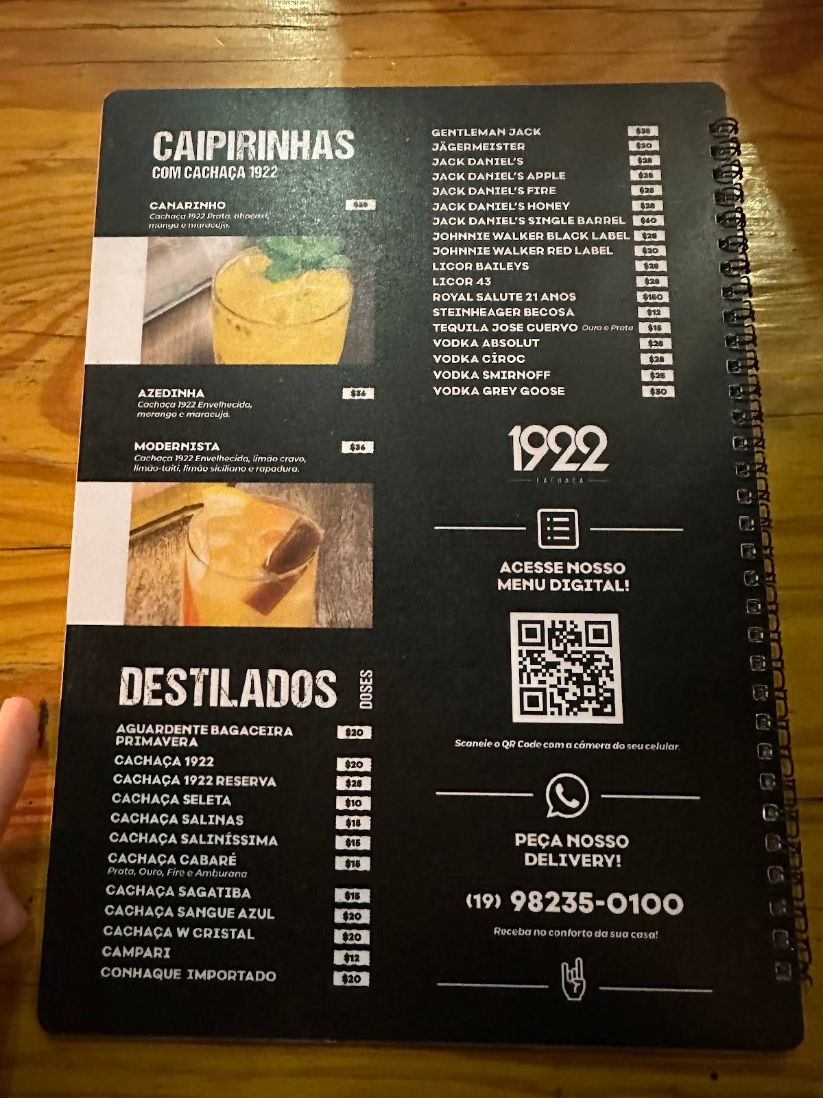 The Cleaver Burger Bar cardápio
