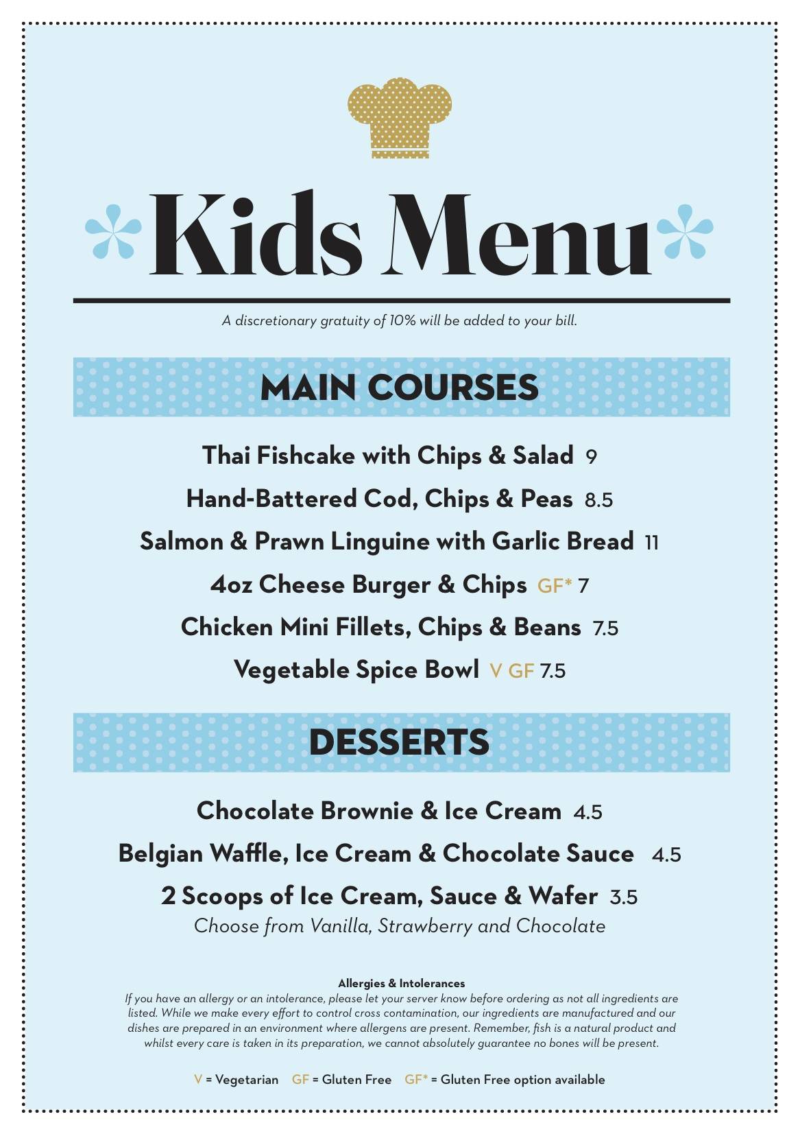 Menu at The Crab and Lobster Inn pub & bar, Bembridge
