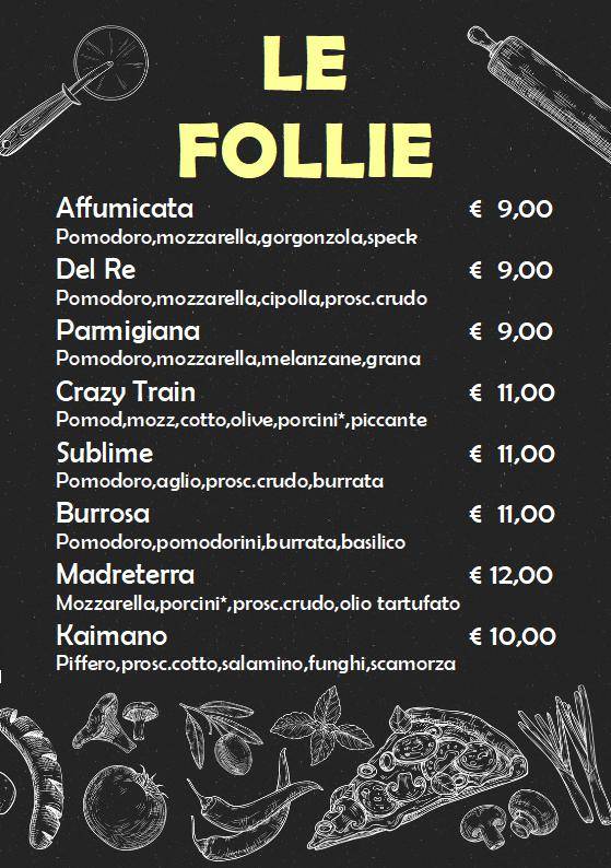 Menu di The Crazy Train 