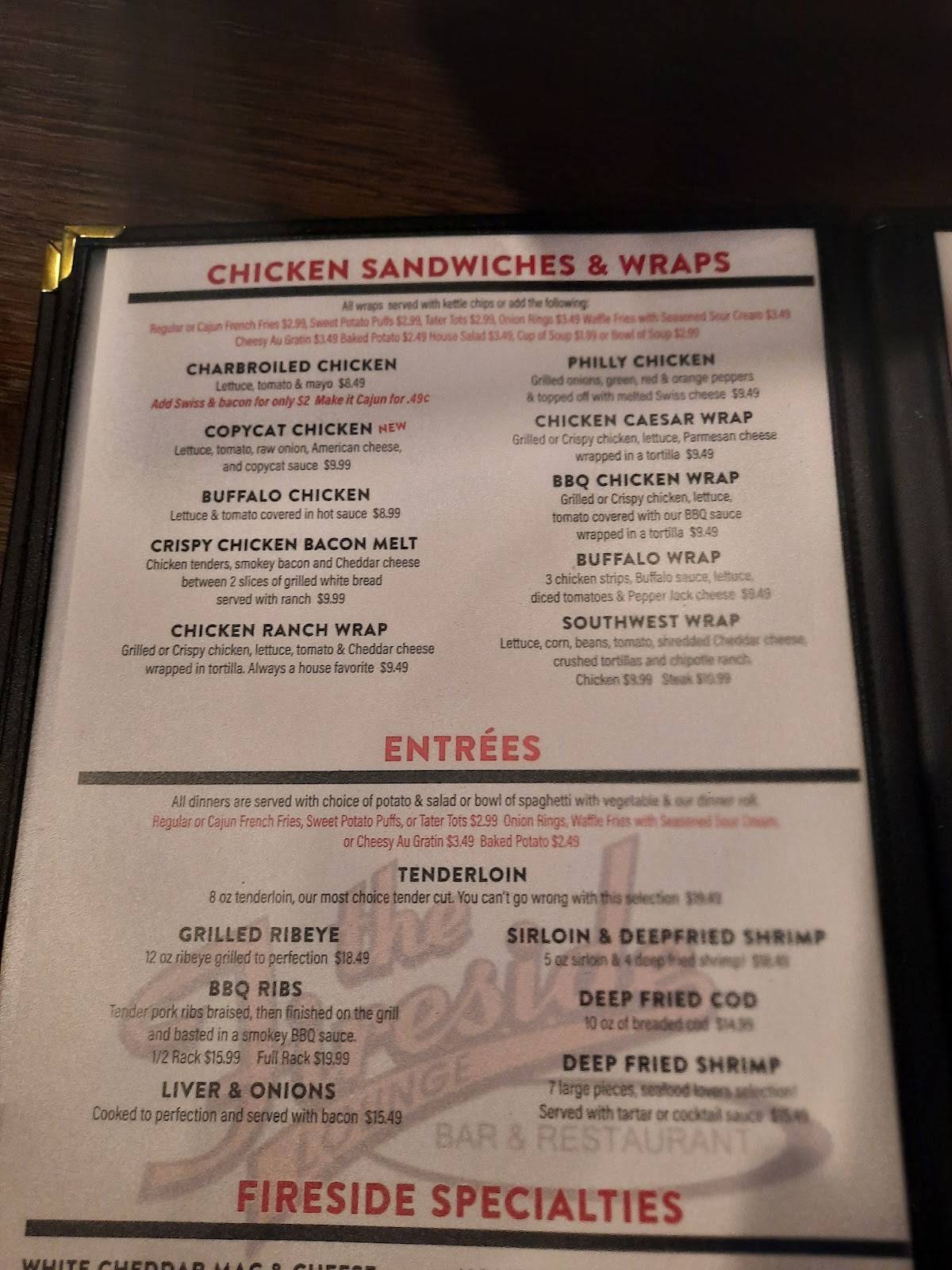 Peppermill Restaurant And Fireside Lounge Menu - gccimux